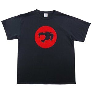 Thundercats Vintage T-Shirt Felt Logo 90s Delta 1999 Warner Bros. Large